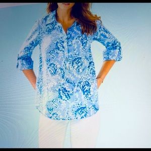 LILY PULITZER  CAPTIVA  VIBRANT TUNIC. NWT